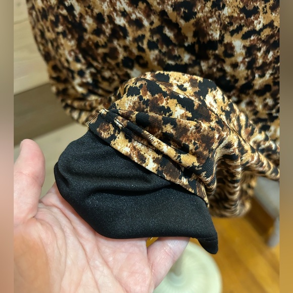 CHAPS ⚜️ Leopard Print Cinched Side Dress - Picture 8 of 10